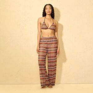 Shade & Shore Colorful Zigzag Pants